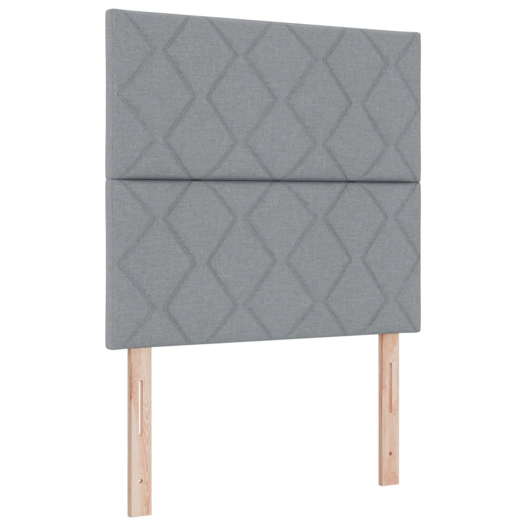 Letto con contenitore LED e materasso Grigio Chiaro 3459999
