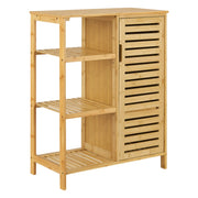 Mobile da Bagno Vetlanda in Bambù 87 x 66 x 33 cm - Naturale [en.casa]