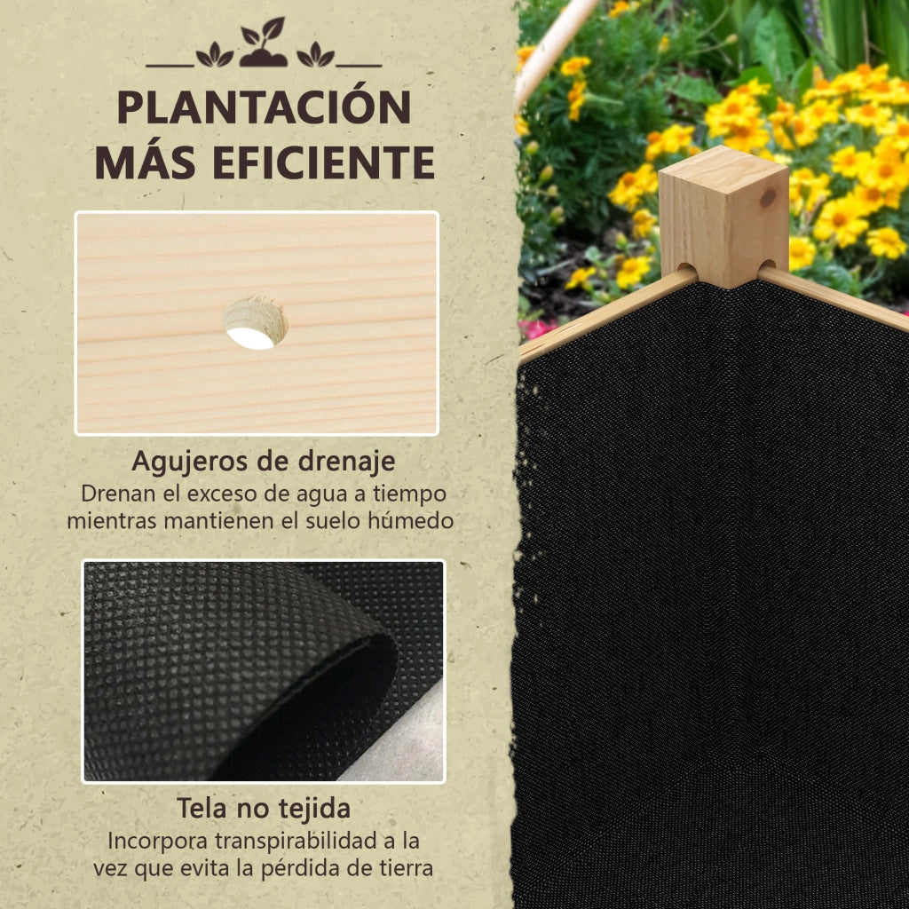 Letto da Giardino Elevato ¨C Minimal ¨C 115x55x80 cm