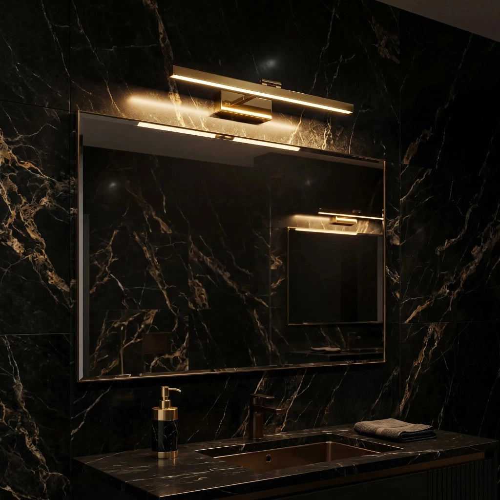 Applique Da Bagno Led APP1861-1W 60 Cm Gold