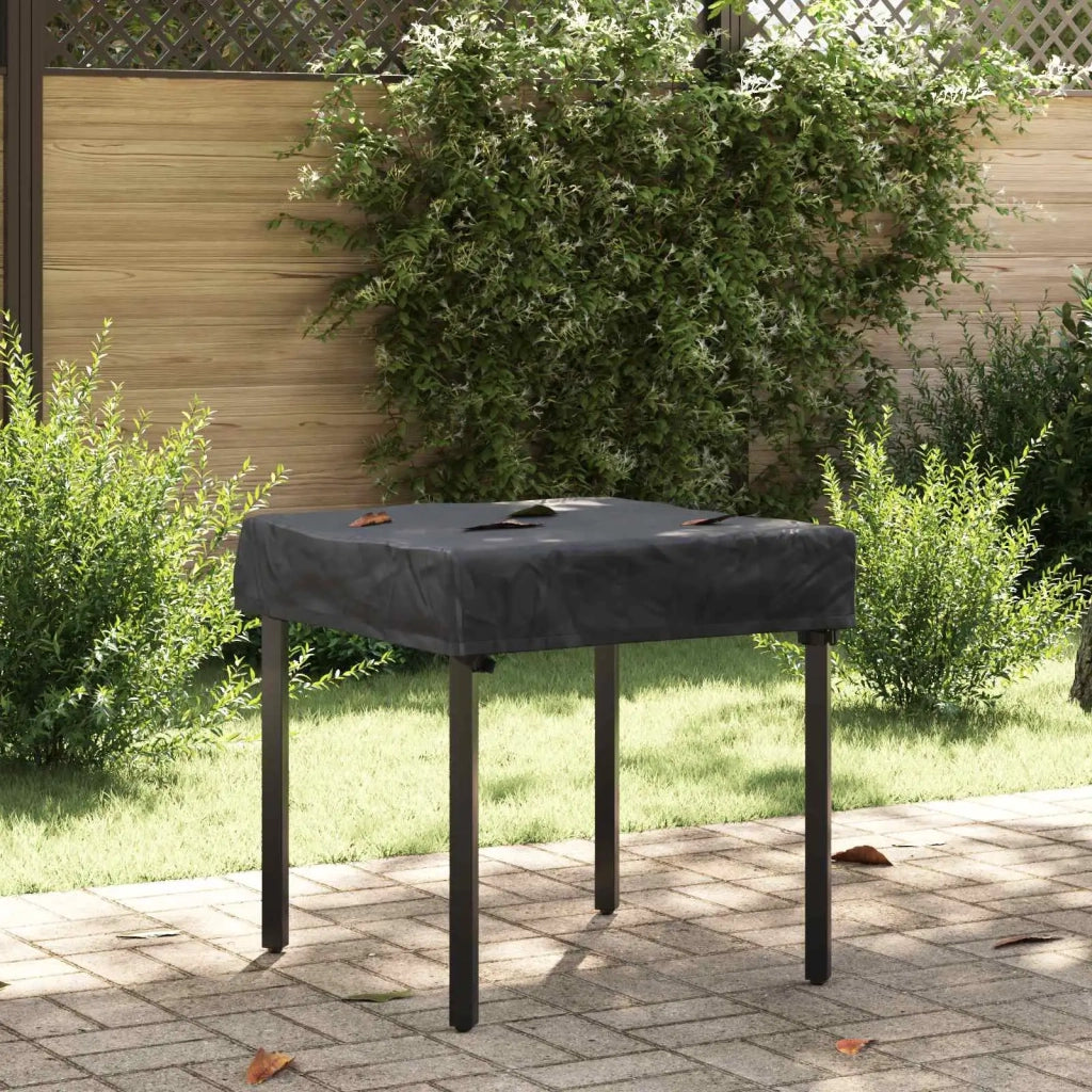 Copertura Tavolo Tinta unita Nero 72 x 72 x 15 cm Tessuto