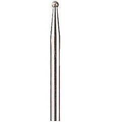 Dremel 7103 Punta Diamantata Sferica 2,0 mm gambo 3,2 mm per Incisione Intaglio Molatura 25.000 rpm set 2 pz