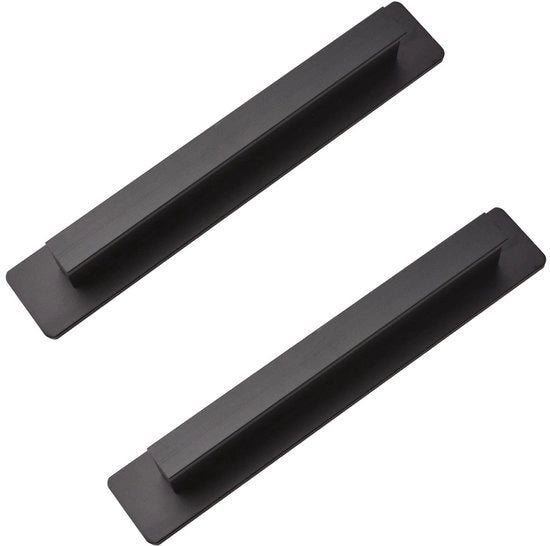Maniglia di fissaggio 150 mm - Maniglia autofissa - Materiale lega di alluminio - Maniglia per porta - Delegamento di porta - Progetto duraturo