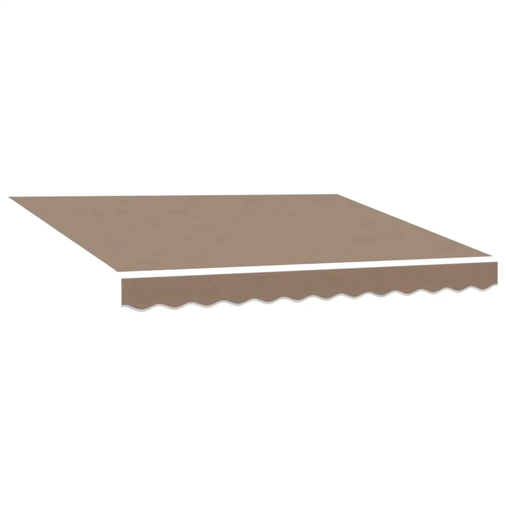 Tenda retrattile Tortora 600 × 350 cm Tessuto e Alluminio 3426503