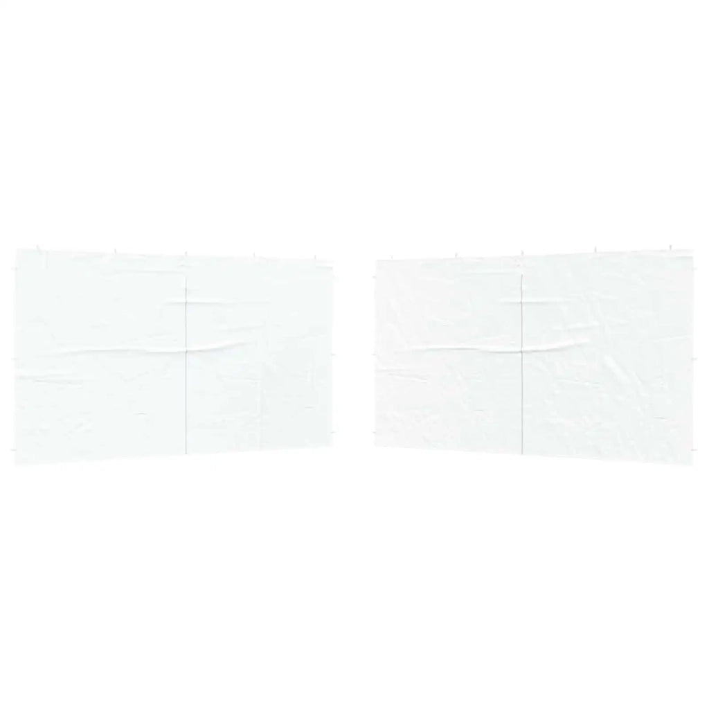 Parete per tenda da festa 2 pz Bianco 400 x 195 cm CFW1354829