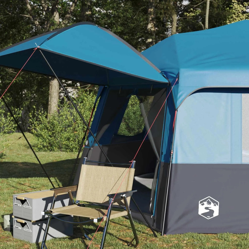 Tenda istantanea con telo antipioggia per 12 persone e rilascio rapido