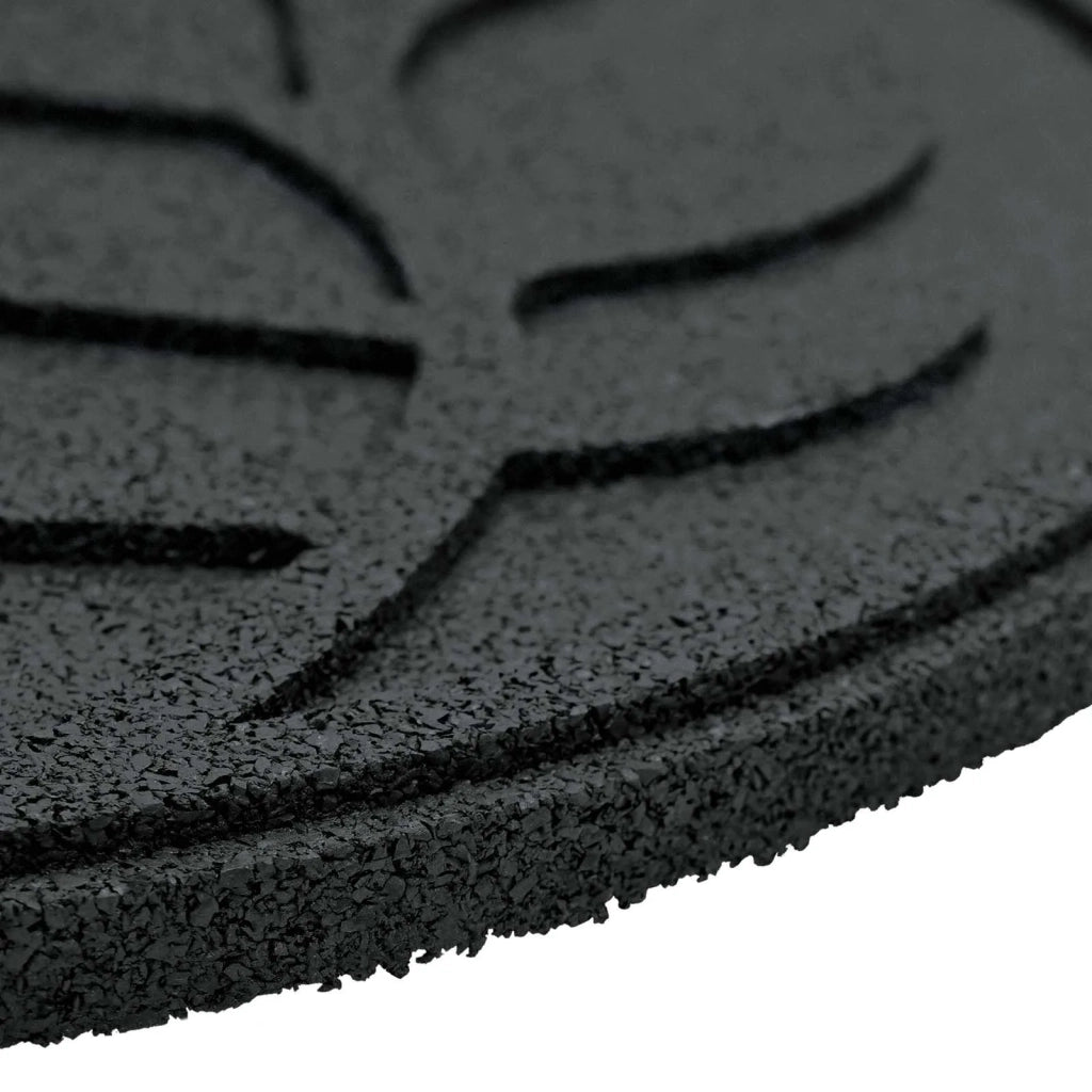 Pietra da Passo 6 pcs Nero Ø 44 x 2 cm Gomma 42030076