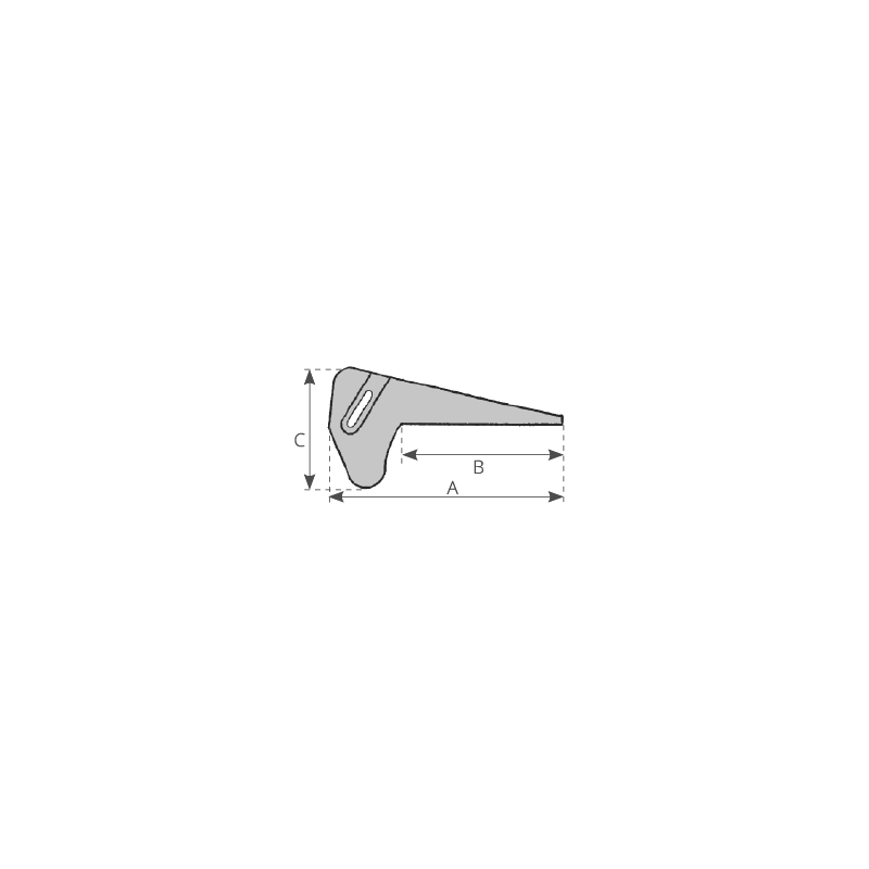 MUSONE DI PRUA INOX MM. 480