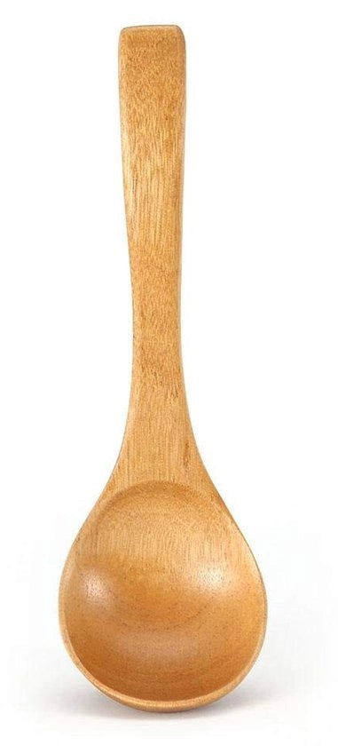 Lepel in Legno - Cottura - Spatola in Legno per Cucina - 18 x 6 cm - 24g