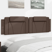 Cuscino Testiera Viana Marrone 180 cm in Similpelle 374806