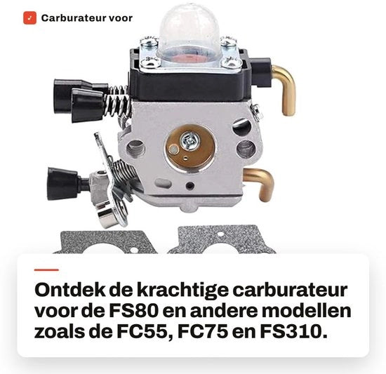 Set di regolazione carburatore per FS80 - Set di sincronizzazione carburatore - Attrezzo di regolazione carburatore - Numeri di riferimento di ricambio - Adatto per diversi modelli - Alta qualità - Carburatore per motori