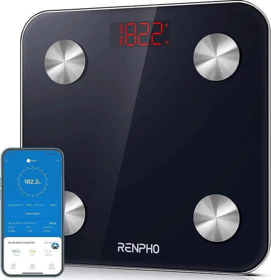 Ponderatore Bilancia Persona - Ponderatore con Analisi del Corpo - Intelligente - Ponderatore con App - Incluse batterie - Nero 

Modello: 
Specifica: 
Codice prodotto: