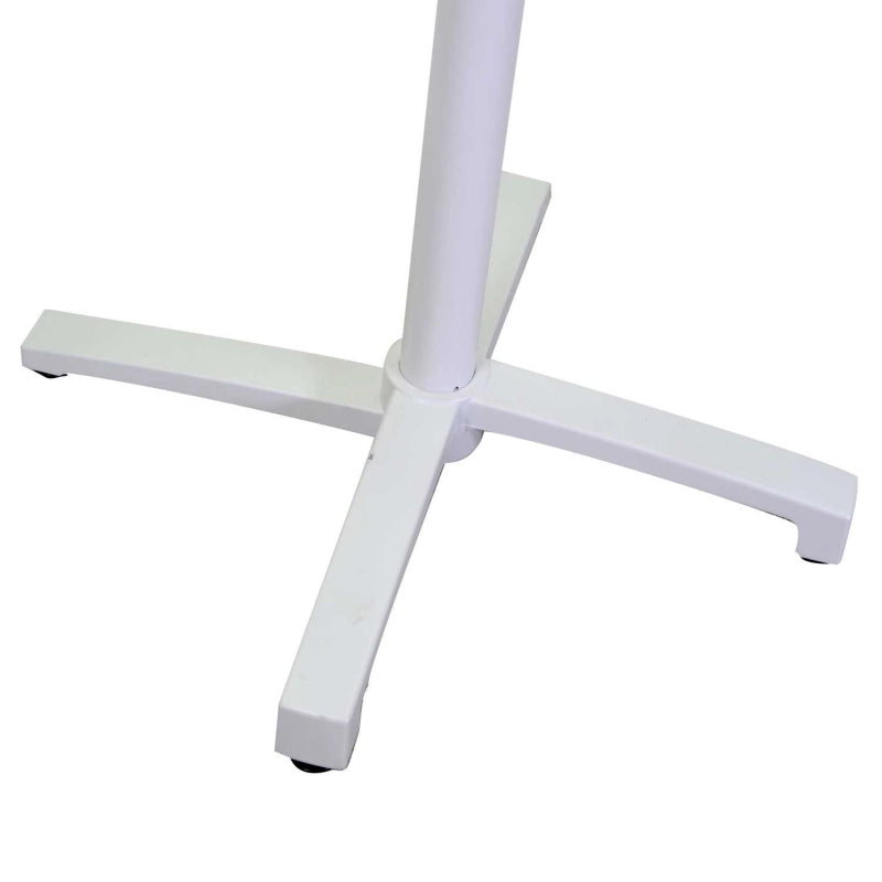 Base tavolo alluminio Lucas bianco ribaltabile cm 52x52h72