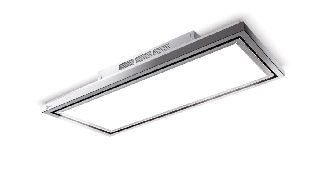 Cappa a soffitto FLEXIA FREE cm 90 - Inox Bianca - 900 m3/h
