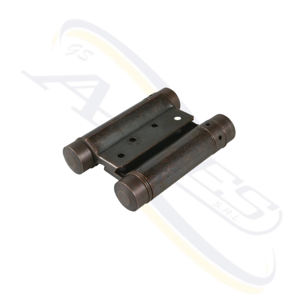 CERNIERA A MOLLA AZIONE DOPPIA BRONZATA 75MM