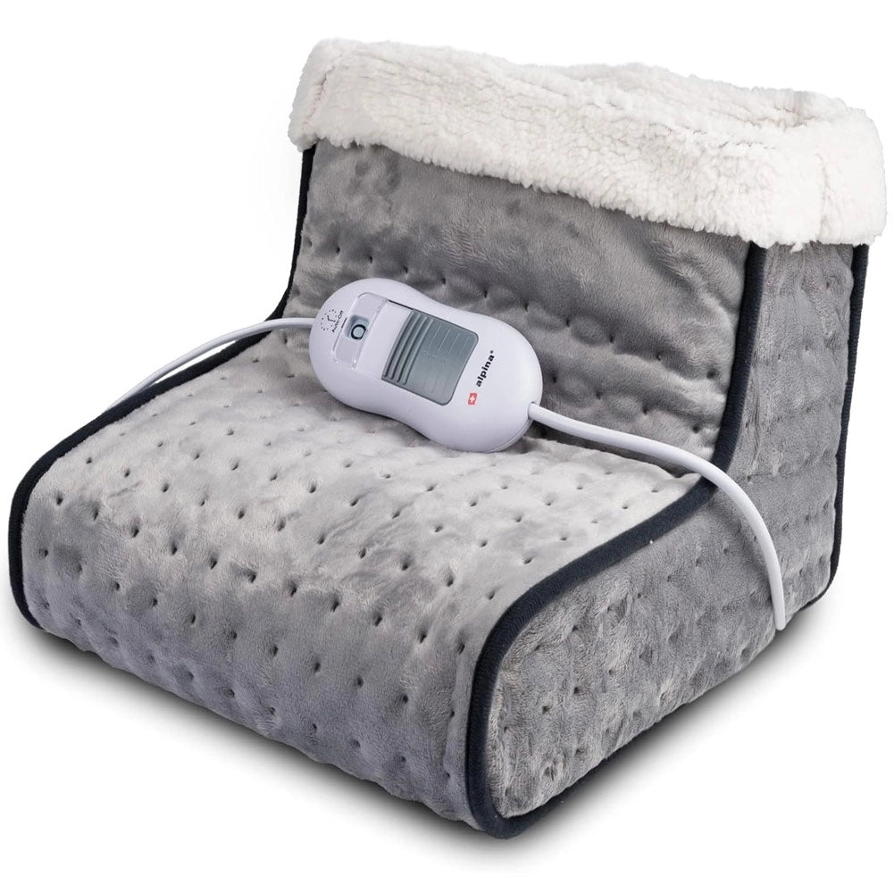 Scalda Piedi Elettrico Ciabattona Scaldapiedi Termico 100W Casa Ufficio Grigio