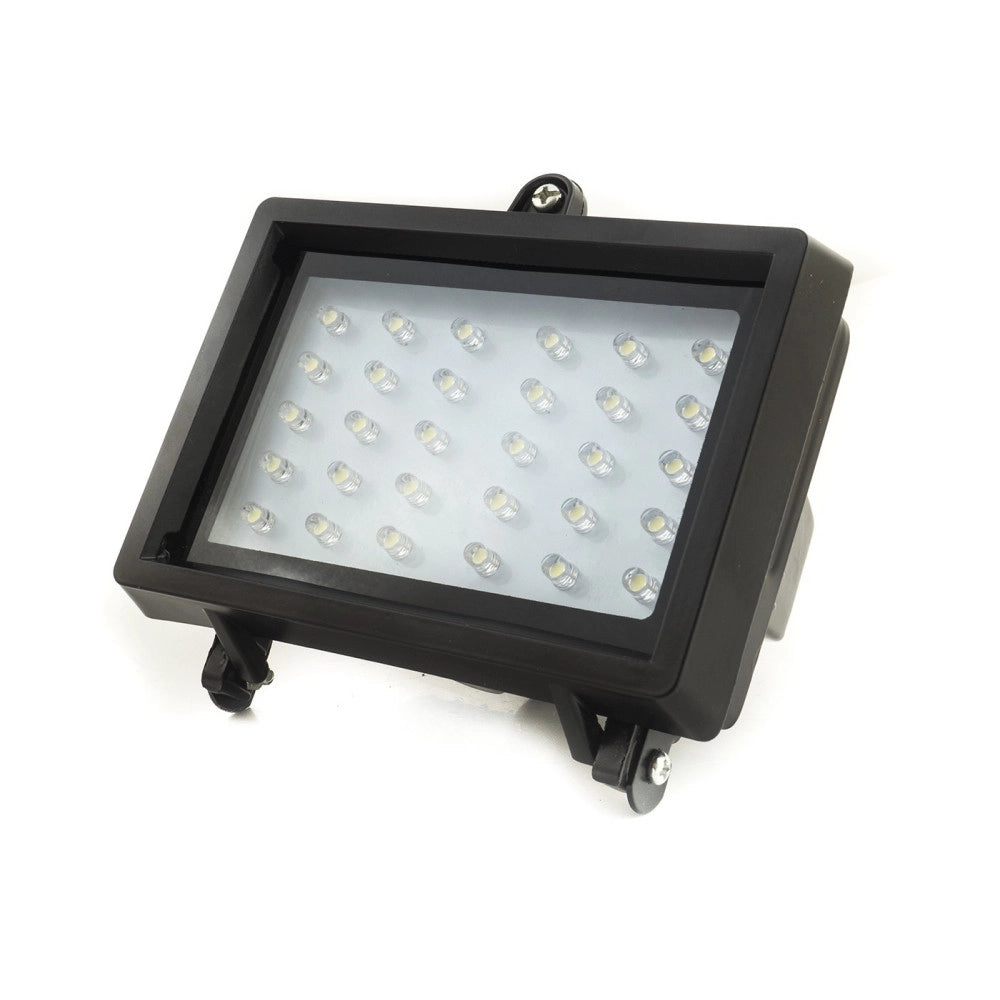 Trade Shop - Faro Faretto 30 Led Energia Solare Pannello Batteria Ricaricabile Ip65 3w 5v -