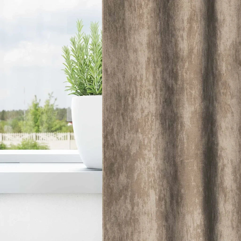Tende in Velluto con tende 2 pcs Champagne 175 x 140 cm Velluto 4107744