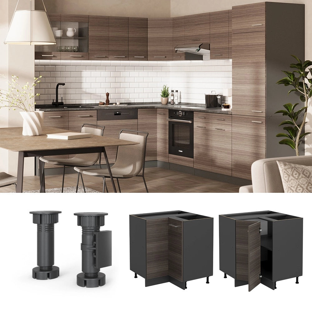 Vicco Mobile ad angolo cucina Grigio nobile 75.6 cm PL Marmo
