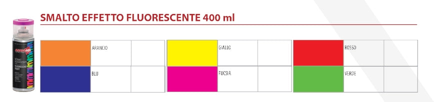 BOMBOLETTA SPRAY FLUORESCENTE AMBROSOL 400 ml - Verde - 6 pezzi- AMBROSOL