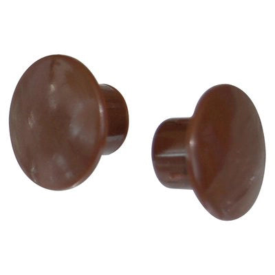 TAPPO COPRIFORO - PLASTICA MARRONE MM 10- 500 pezzi