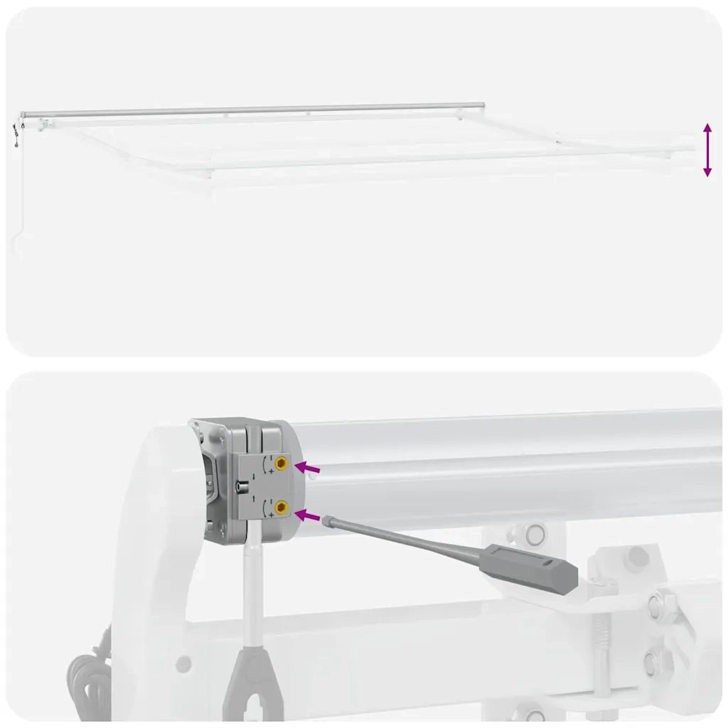 Tettuccio Elettrico Retrattile Multicolore 400 × 350 cm 3330769