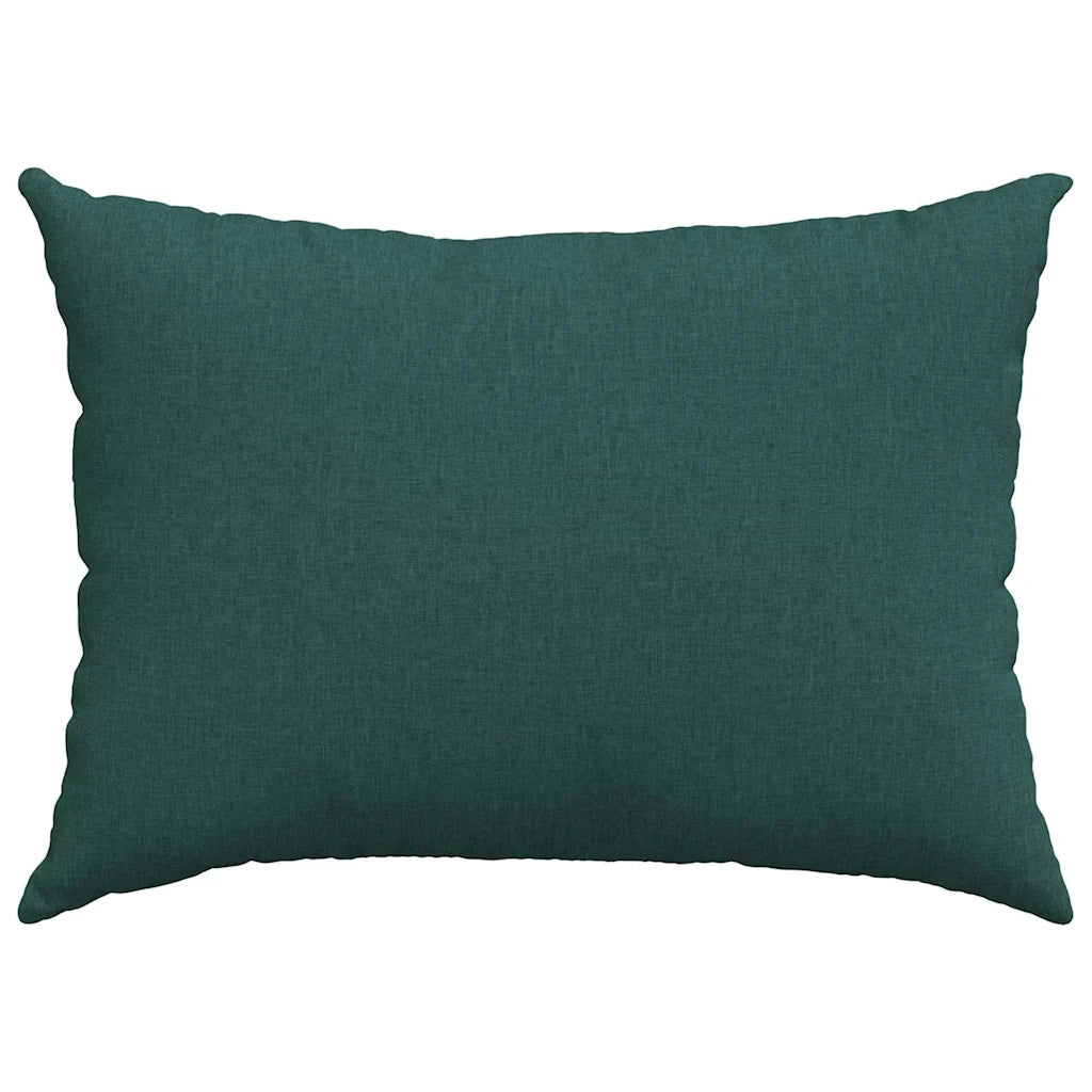 Cuscini da Divano 2 pcs Verde Scuro 70 x 50 cm Tessuto 42013744