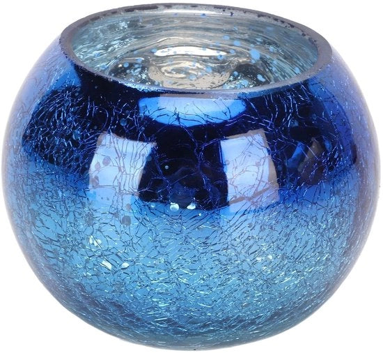 Votivo Decorativo con Sfumatura di Vetro - Supporto per Candele con Disegno a Gradiente - Ideale per Feste di Casa - Atmosfera Romantica - Luminaria Decorativa con Patto di Vetro Frattale