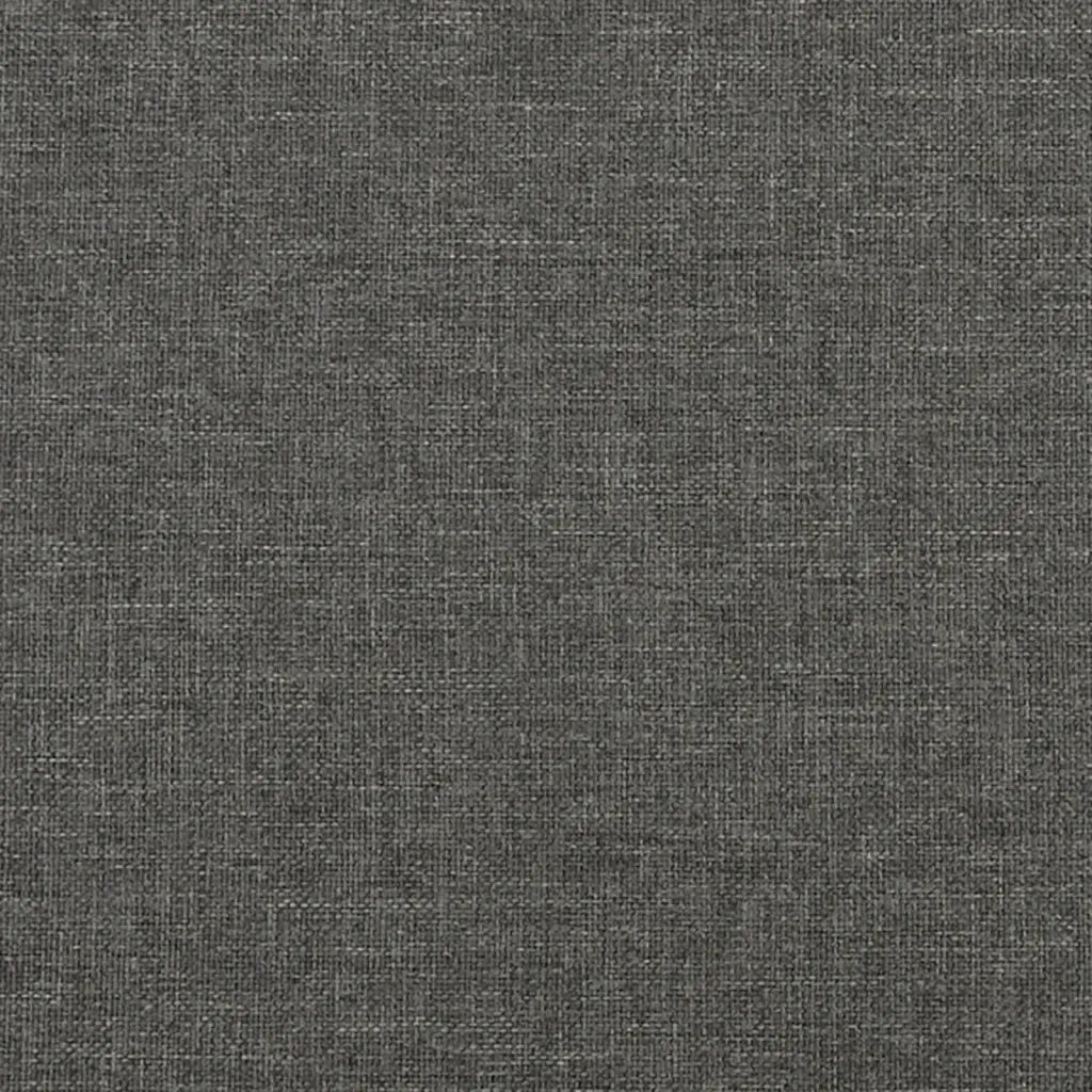 Letto matrimoniale | Letto per adulti | Giroletto senza Materasso Grigio Scuro 120x190 cm in Tessuto