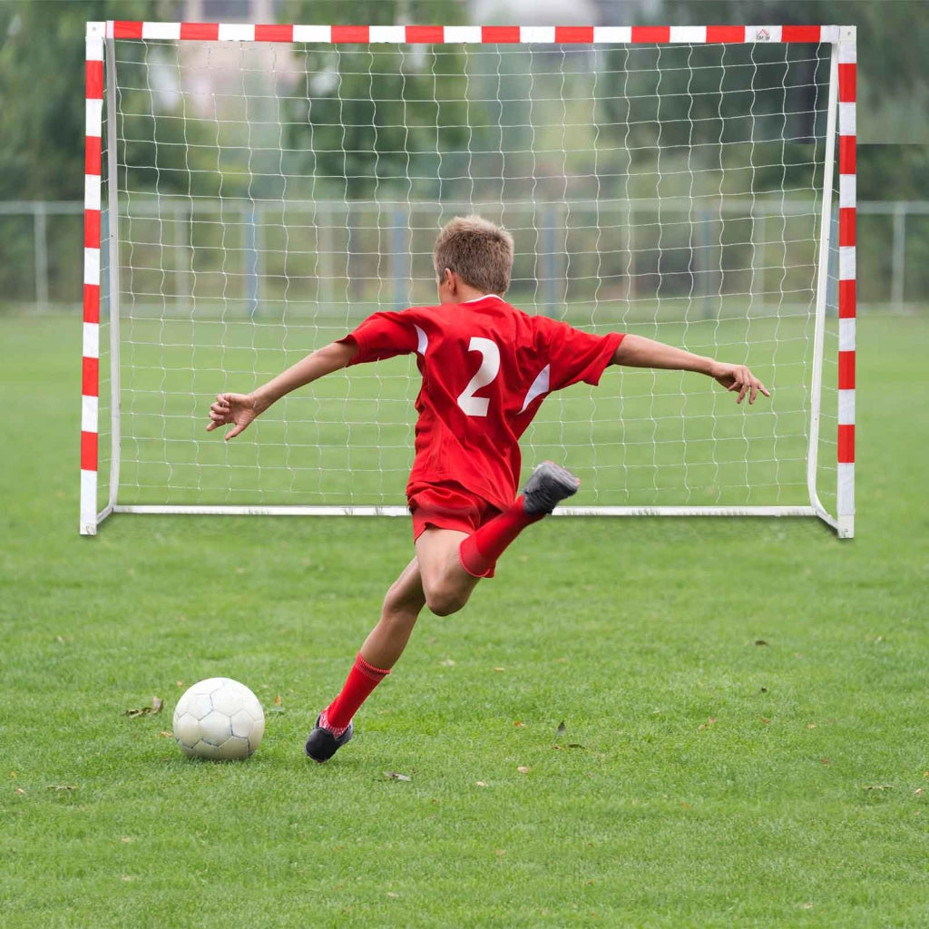 EasyComfort Rete da Calcio, Porta da Calcio e Calcetto in Plastica PE per Adulti e Bambini, 302x83x201cm