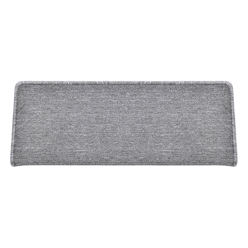 Set da 15 Tappeti Coprigradini per Scale Interne - Rettangolare - Grigio Chiaro [en.casa]