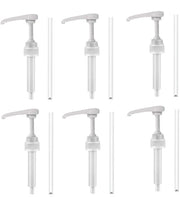Dispensatore di Siroppo 5 Litri - Hermetico - Sicuro per l'Alimentazione - PP Rinnovabile - Dosaggio Preciso - Design Igiene - Dispensatore di Siroppo