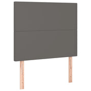 Testiera | Testata Grigio 80x5x118/128 cm in Similpelle
