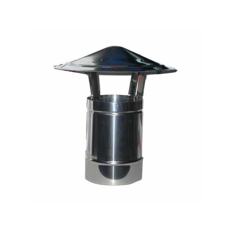 Terminale Parapioggia Inox 15 Ala
