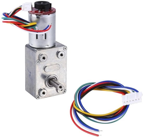 Motore a ingranaggi 12V - Riduttore - Encoder - 10RPM - Coppia massima 25 kg.cm - Peso 165g