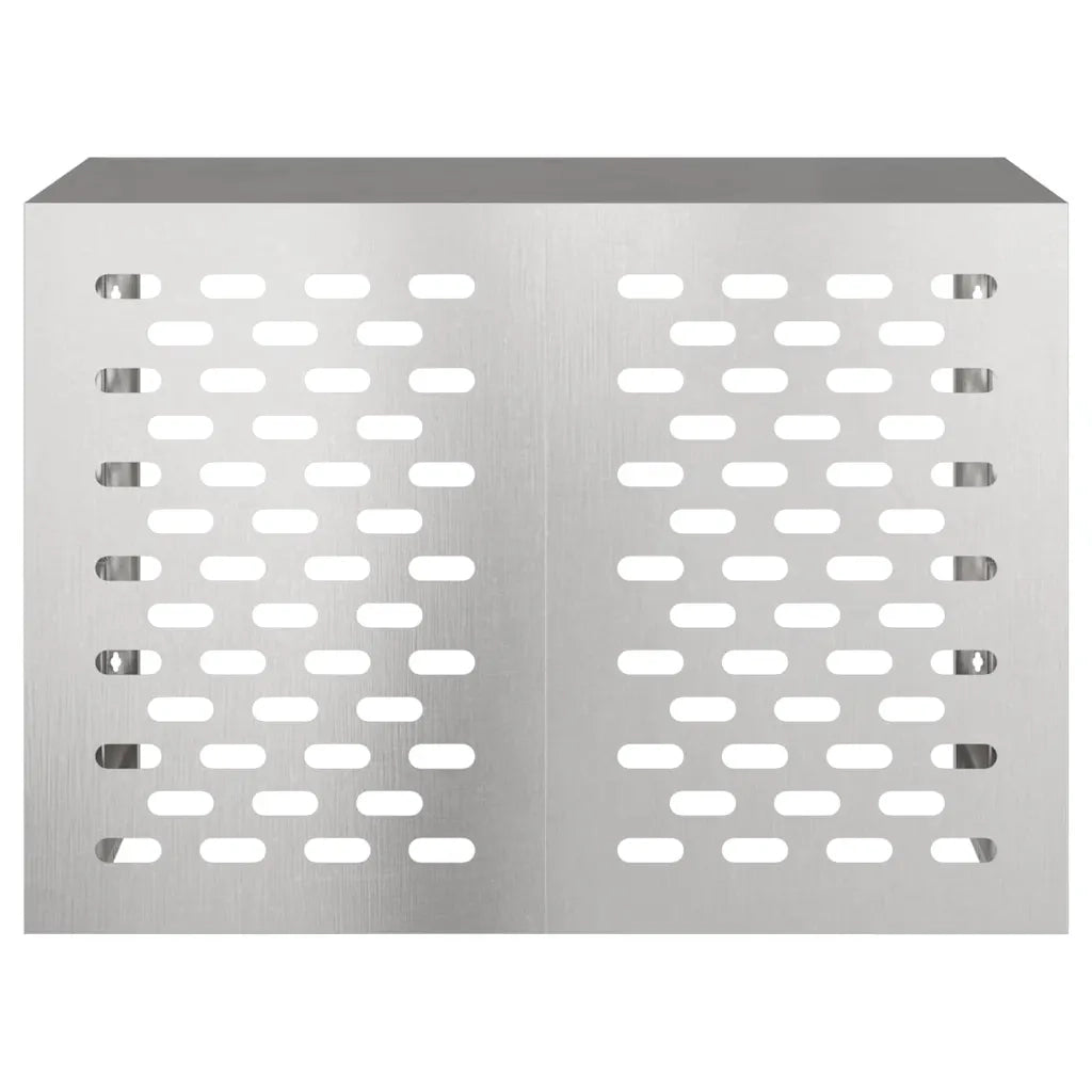 Copertura per condizionatore d'aria Argento 100 x 50 x 70 cm 865901
