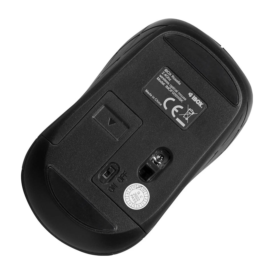iBOX i009W Rosella mouse ottico wireless, grigio