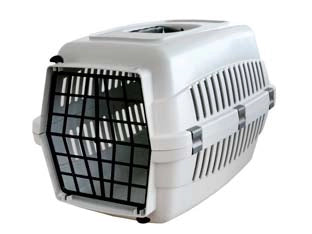 TRASPORTINO IN PLASTICA PER CANI E GATTI  cm.46x30x30