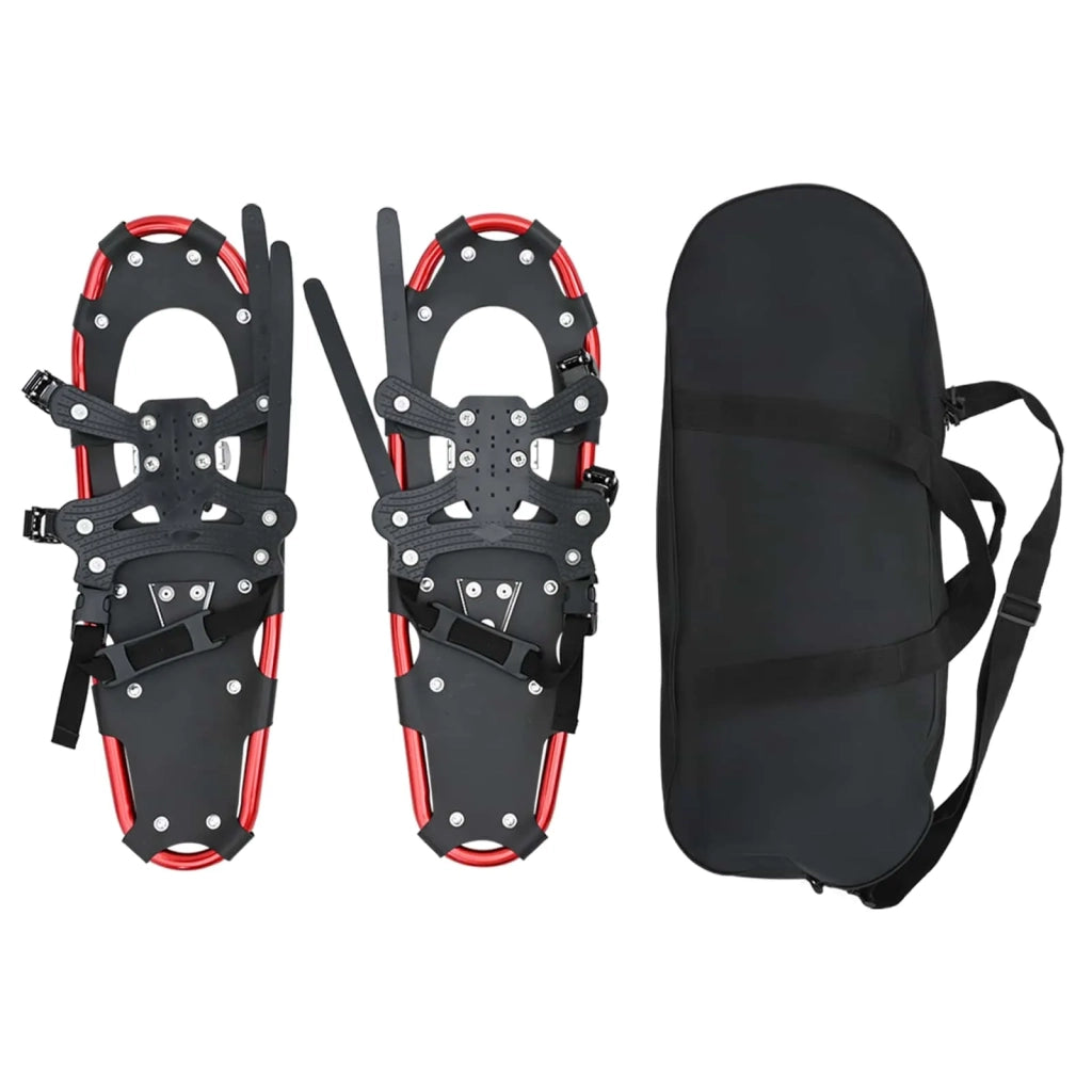 Ciaspole 3 in 1 Rosso e Nero 63 x 21 cm Alluminio e HDPE CFW3397158