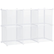 Mobile Scarpiera 6 Cubi in Plastica ¨C Minimal ¨C 65x32x162 cm