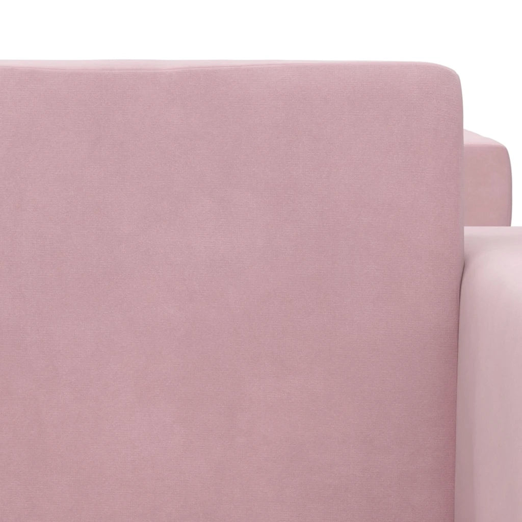 Divano per Bambini Rosa in Morbido Peluche 4104807