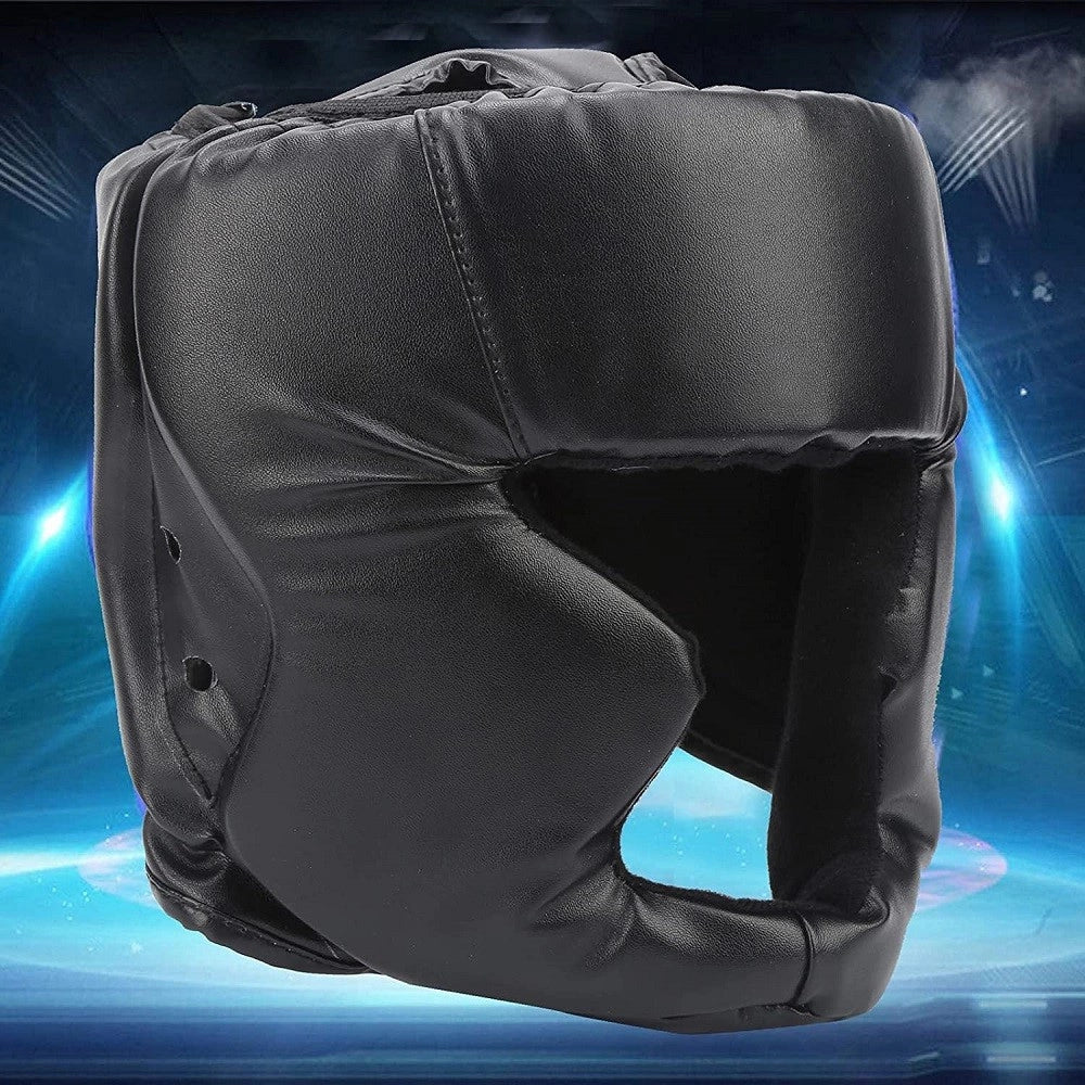 Trade Shop - Copricapo Addensato Da Boxe Durevole Pratico Per Allenamento Protezione Testa -