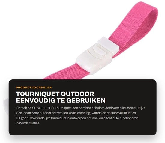 Kit di pronto soccorso per emergenze esterne - Dispositivo di garrozzo facile da usare - Design ergonomico - 39cm di lunghezza