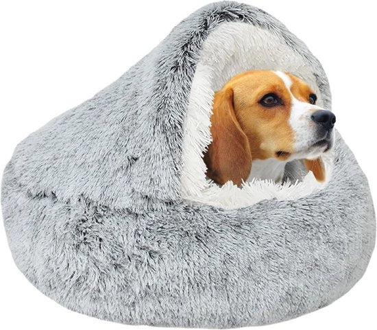 Donut per Cani Piccoli e Mediapiccoli - Cuscino Plush Caldo con Base Antiscivolo (65 cm)