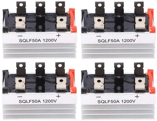 Modulo di Correzione 1200V - Rectificatore a Tre Fasi - Scatola di Raffreddamento - Elevata Prestazione - Installazione Stabile - Adatto a Diverse Applicazioni