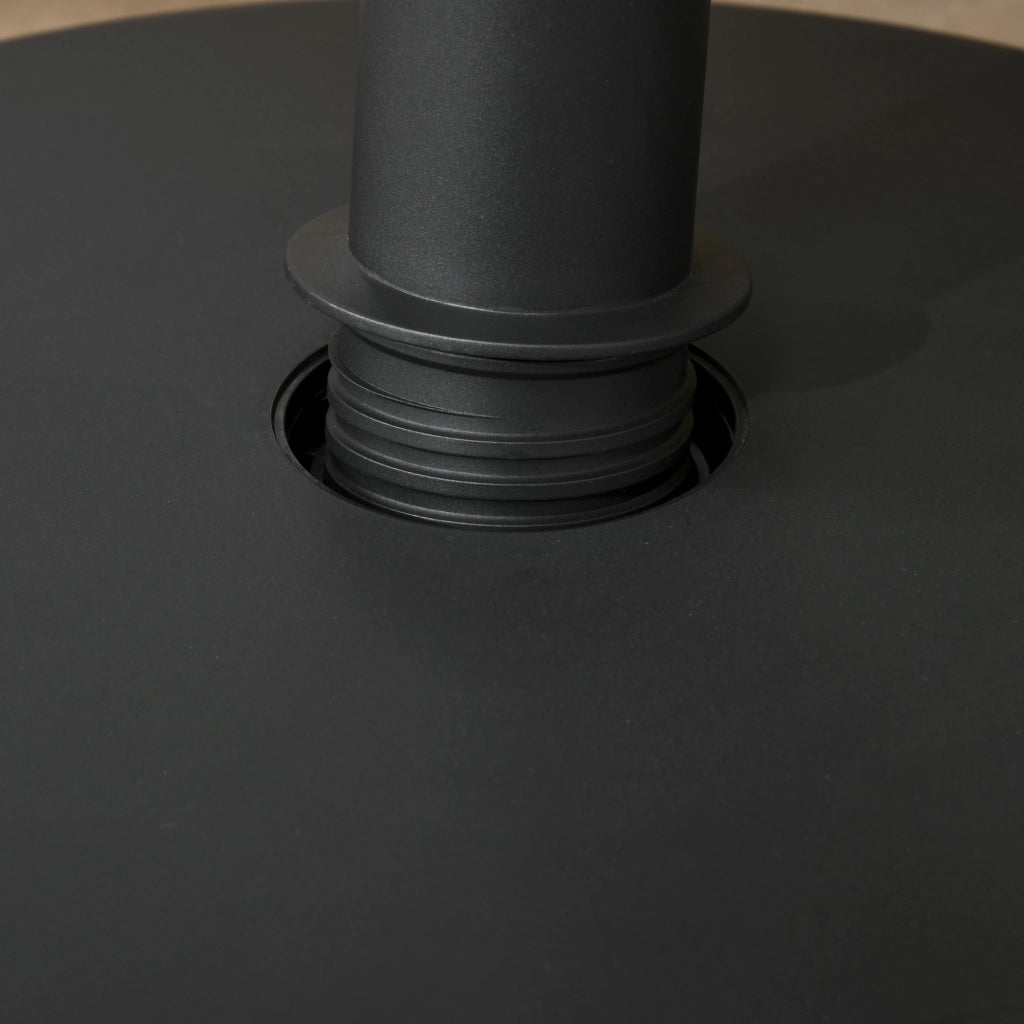 Base per Ombrellone in Plastica PP ¨C Minimal ¨C Nero ?45x33 cm