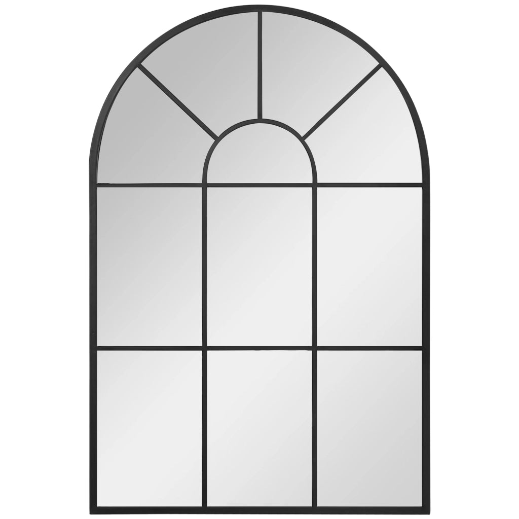 Specchio Muro Arco Finestra ¨C Zephmum ¨C Nero 91x60 cm