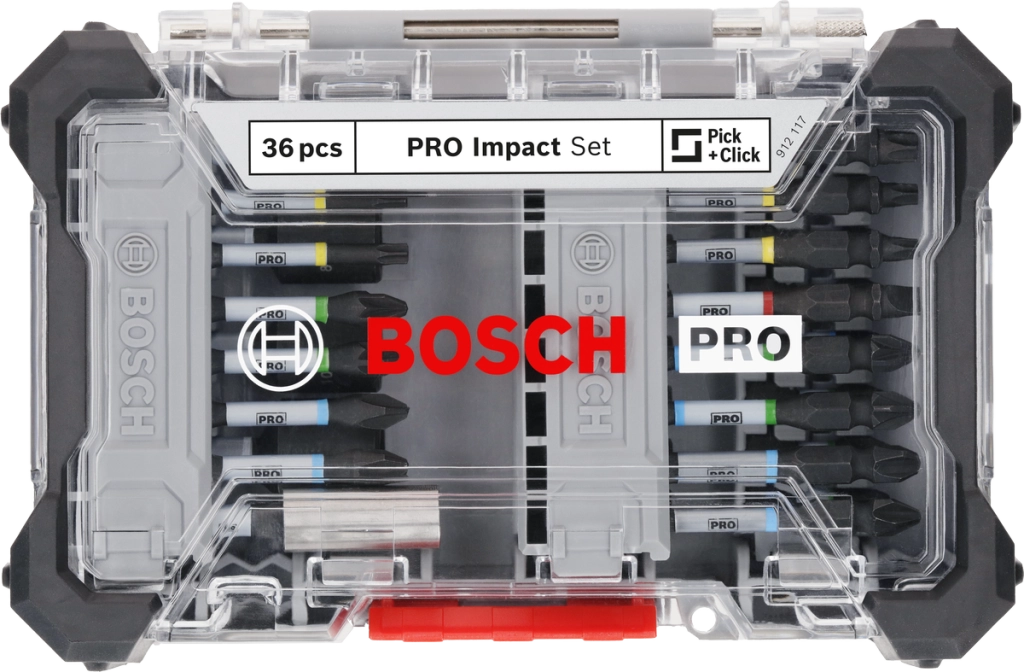 Set di bit e chiavi a bussola da 36 pezzi BOSCH 2608522517