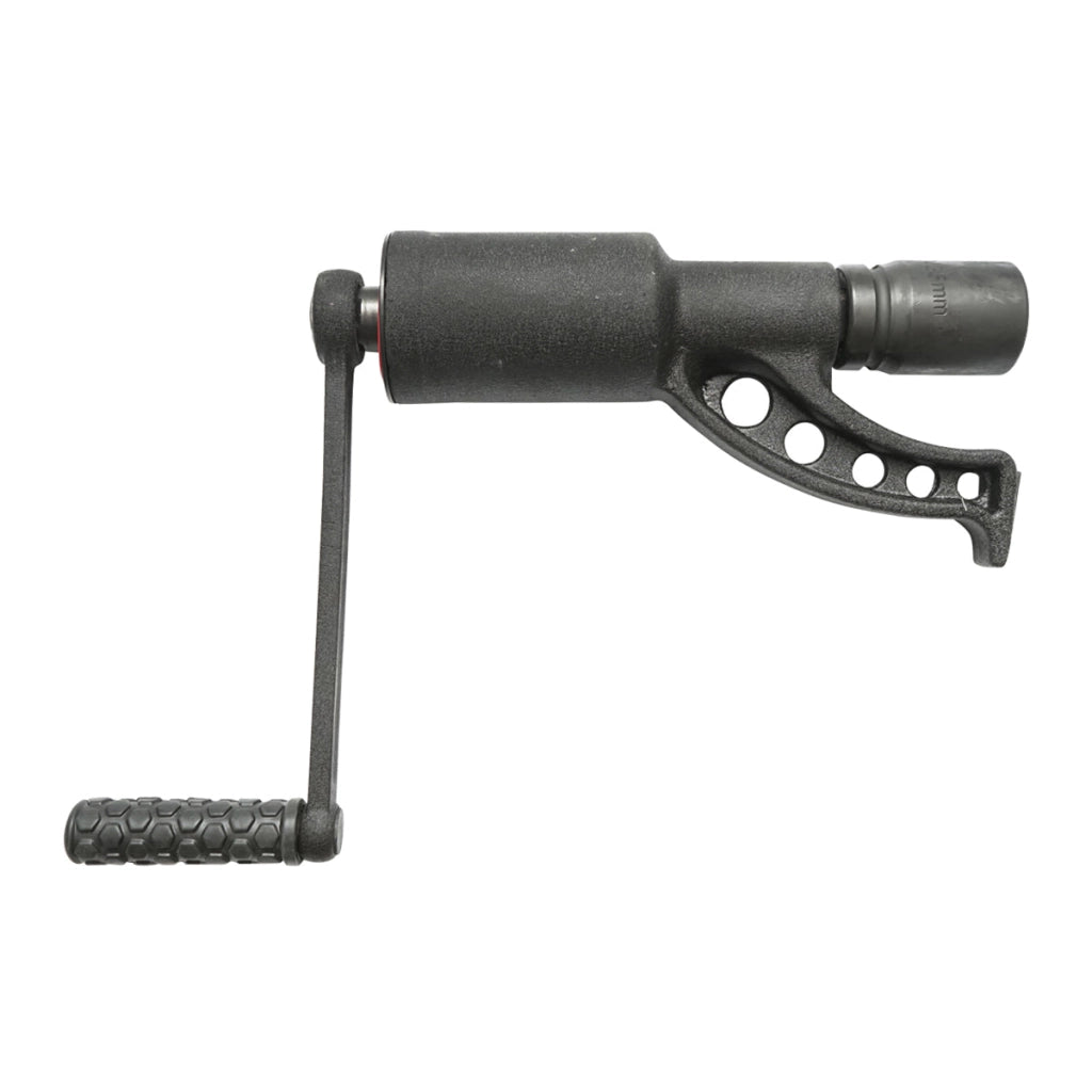 Chiave per smontare ruote di camion con riduttore a 2 velocità con bussole da 24, 27, 30, 32, 33, 36, 38 mm Breckner Germany