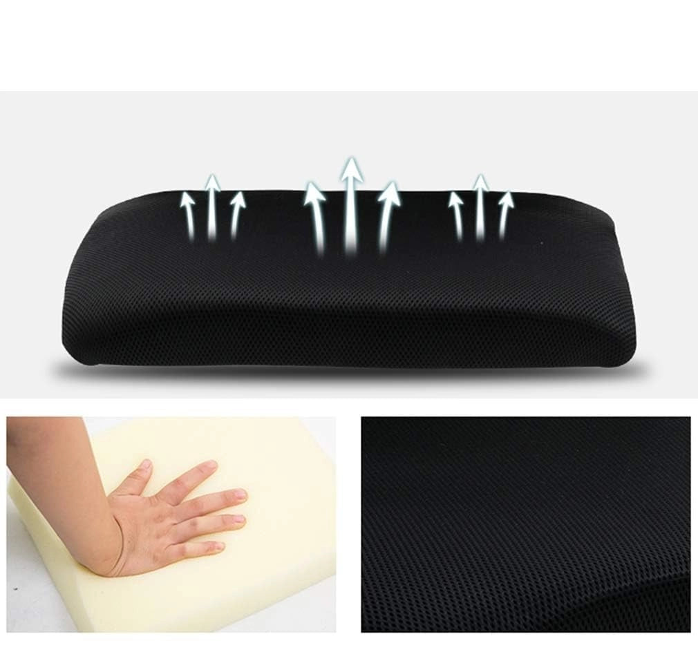 FENIXSHOP24 Sedia da Ufficio Ergonomica con Supporto Lombare, con Braccioli regolabili, Regolazione in Altezza, Poltrona girevole con ruote e rete traspirante – Nera - HLD-1809